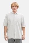 Chemise (manches courtes) Gris - TOM TAILOR