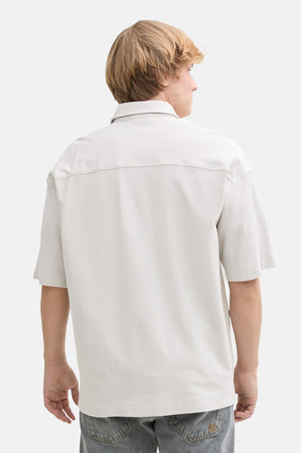 Chemise à manches courtes - gris - TOM TAILOR