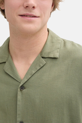 Hemd met korte mouwen - Kaki - TOM TAILOR