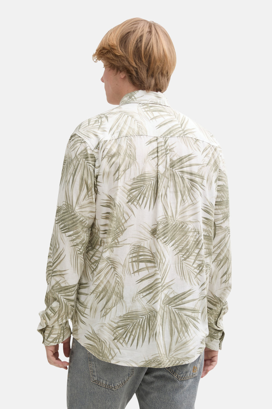 Chemise à manches longues - vert - TOM TAILOR