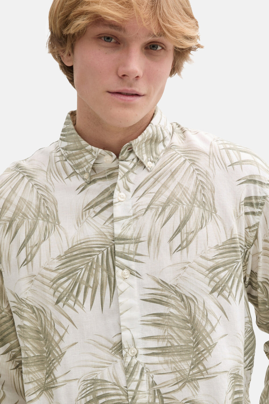 Chemise à manches longues - vert - TOM TAILOR