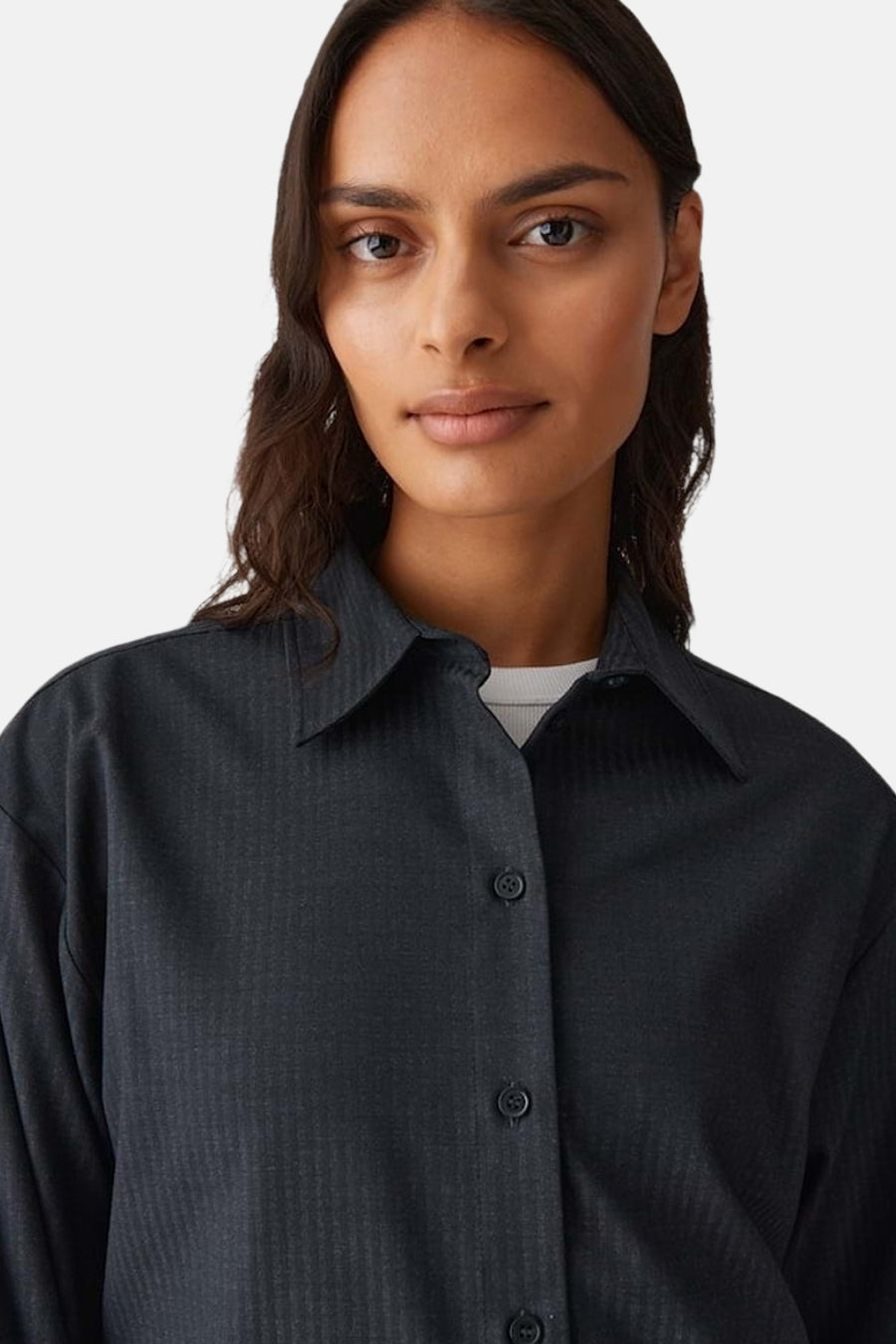 Hemd met lange mouwen - blauw - OPUS