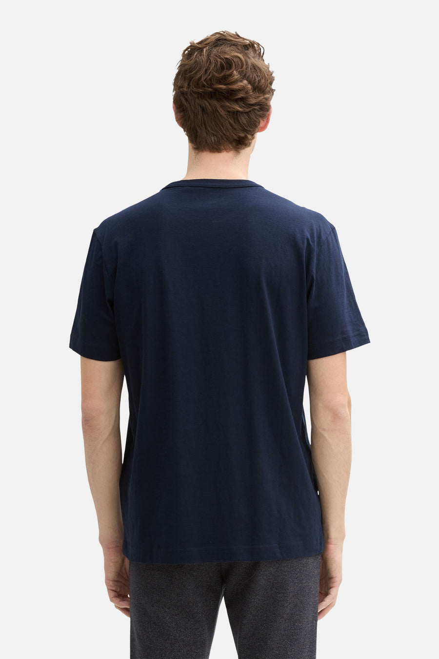 T-shirt met korte mouwen - Donkerblauw - TOM TAILOR