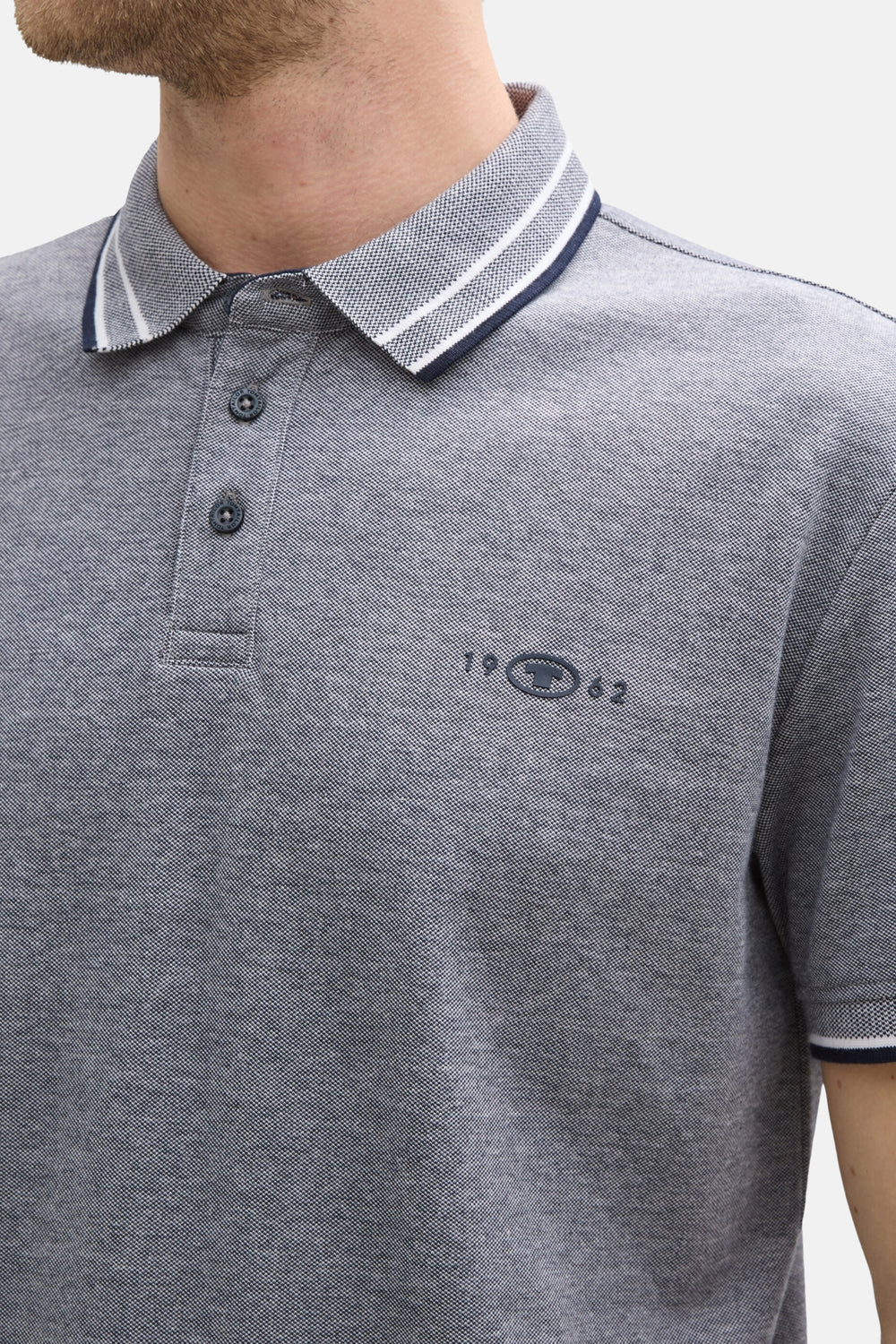 	Heren tops polo korte mouw Bleu - TOM TAILOR