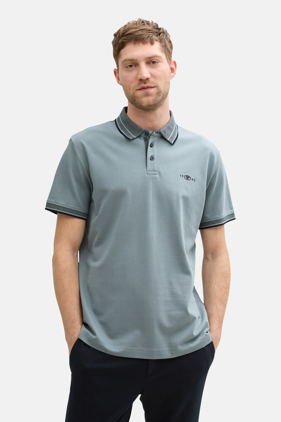 Polo met korte mouwen - blauw - TOM TAILOR