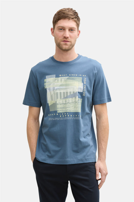 T-shirt à manches courtes - bleu