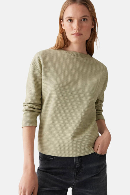 Pull à col rond - vert