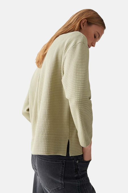 Pull met ronde hals - groen