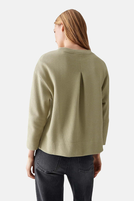 Pull met ronde hals - groen