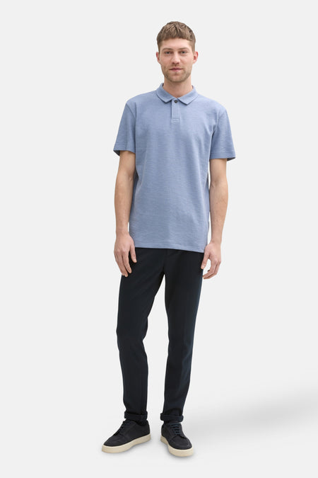 Polo met korte mouwen - blauw