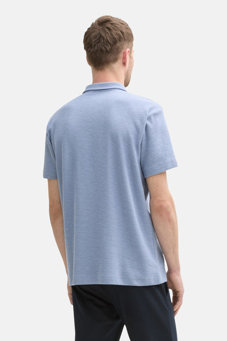 Polo met korte mouwen - blauw