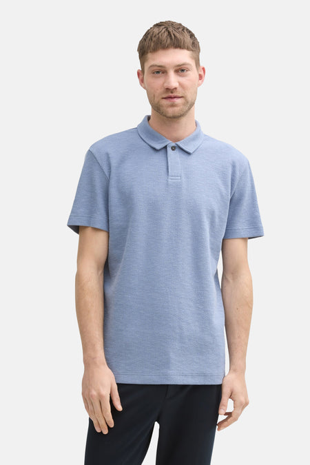 Polo met korte mouwen - blauw