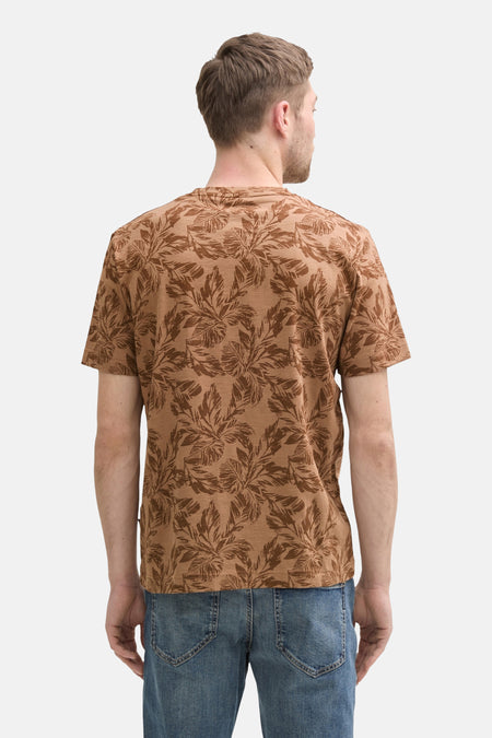 T-shirt met korte mouwen - bruin