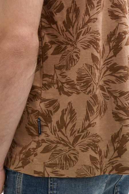 T-shirt met korte mouwen - bruin