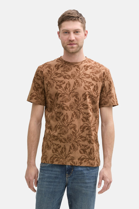 T-shirt met korte mouwen - bruin