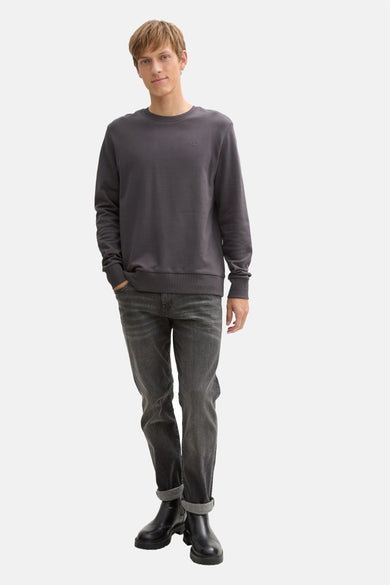 Sweater met ronde hals Grijs - TOM TAILOR