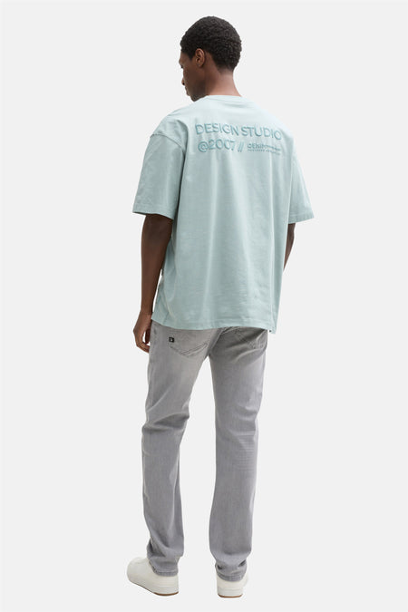 PIERS - mid grey denim