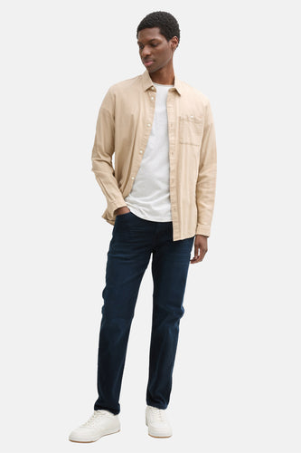 Jeans tapered blue black denim - TOM TAILOR