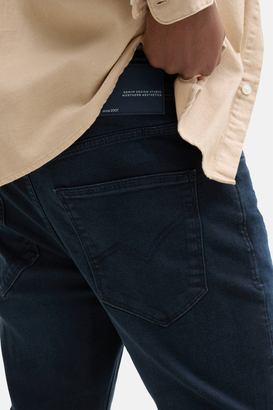 BRYDEN - blue black denim