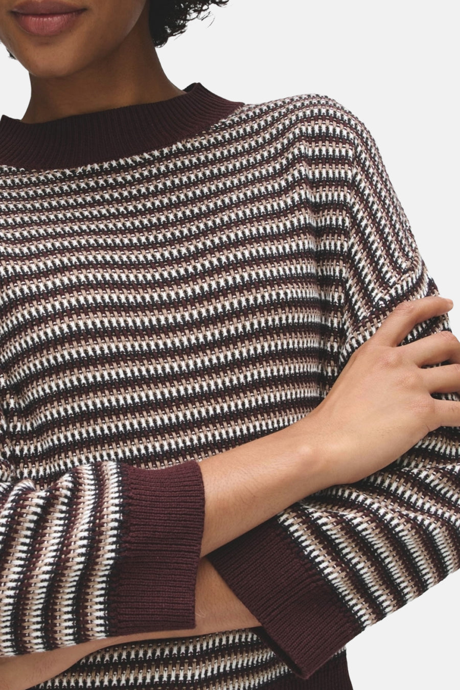 Pull col O bleu - OPUS