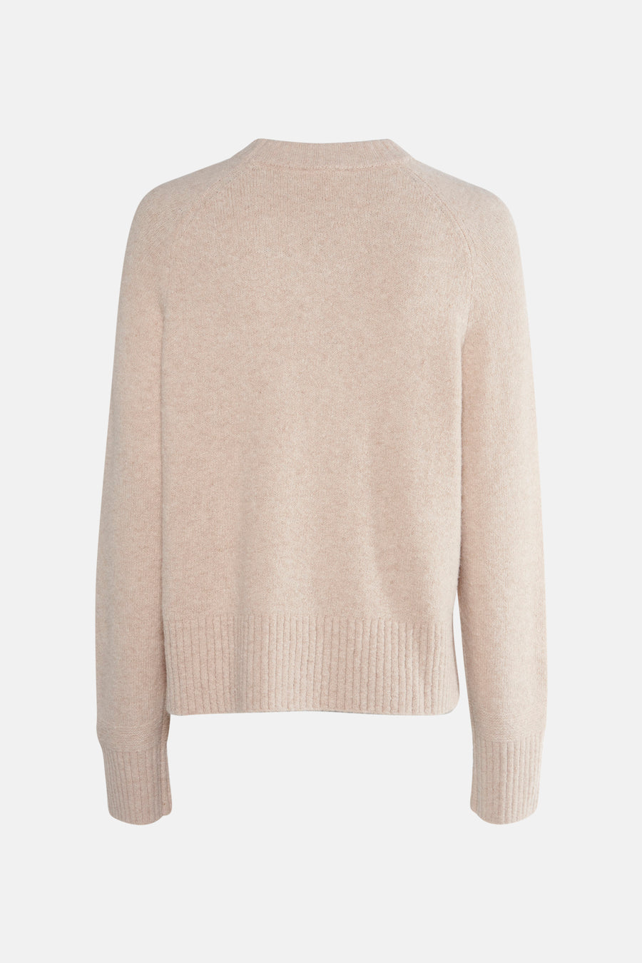 Pull met ronde hals - ecru - OPUS