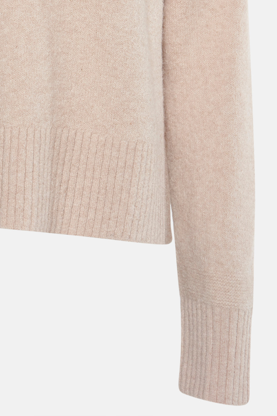 Pull met ronde hals - ecru - OPUS