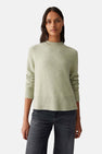 Pull met ronde hals - groen
