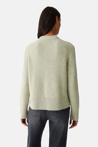 Pull met ronde hals - groen - OPUS