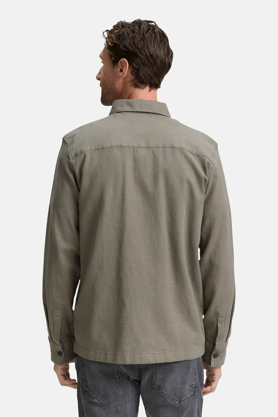 Chemise à manches longues - vert - TOM TAILOR