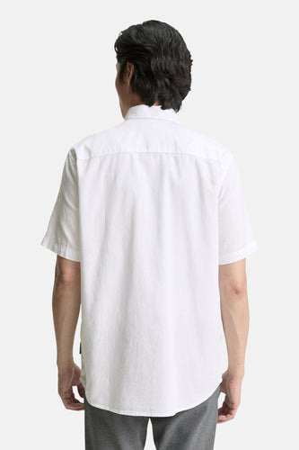 Chemise à manches courtes - blanc - TOM TAILOR