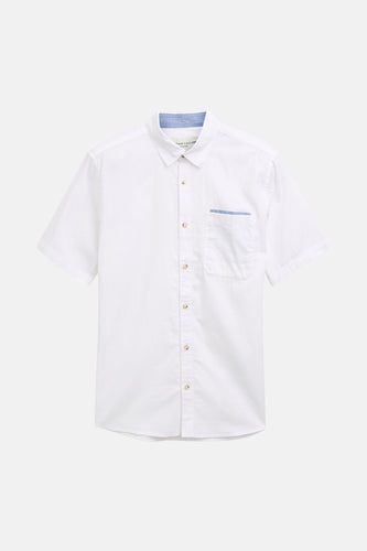 Chemise à manches courtes - blanc - TOM TAILOR