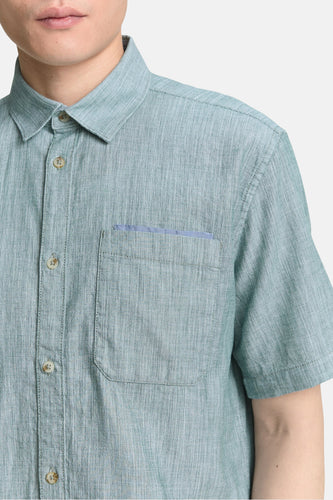 Hemd met korte mouwen - groen - TOM TAILOR