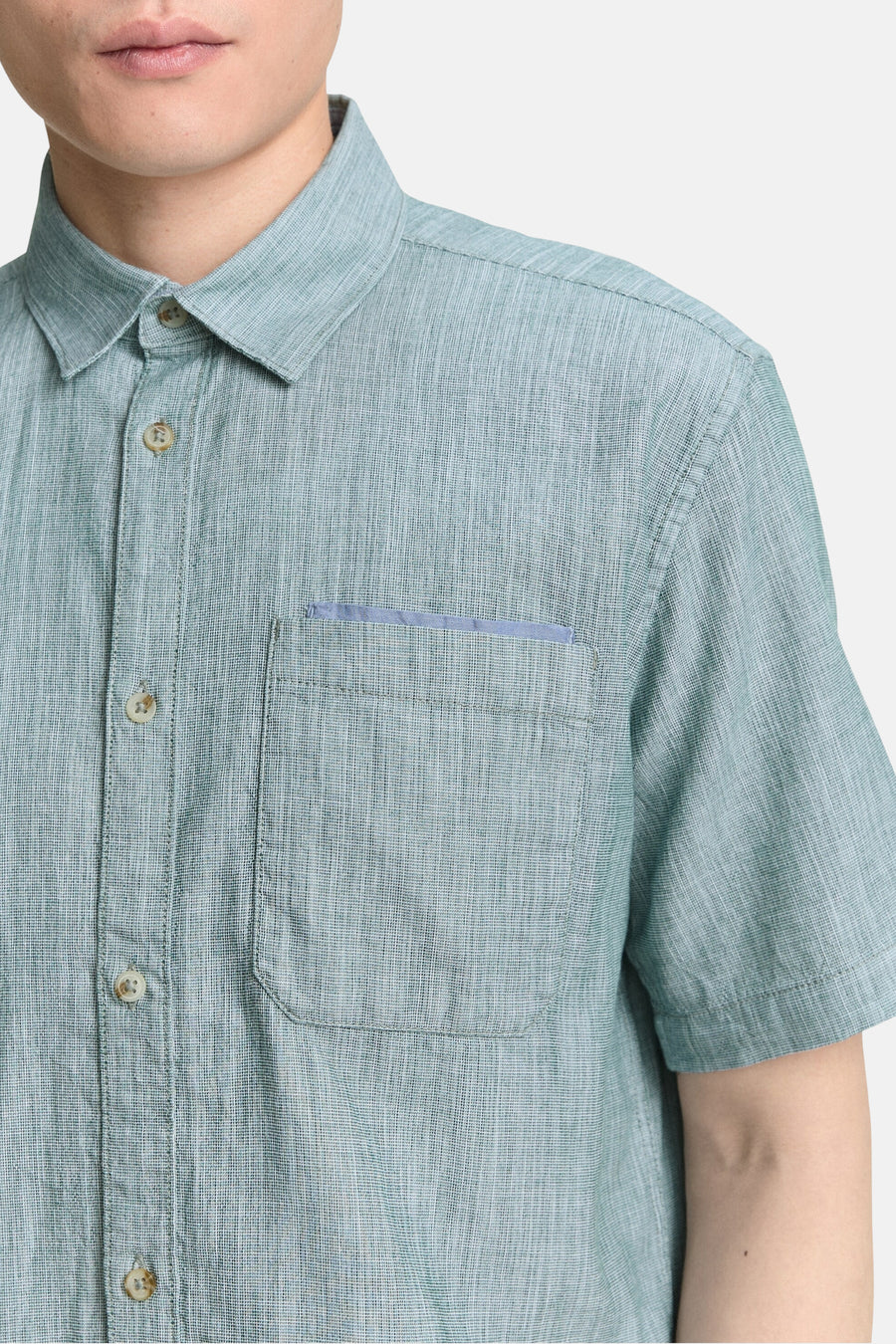 Hemd met korte mouwen - groen - TOM TAILOR