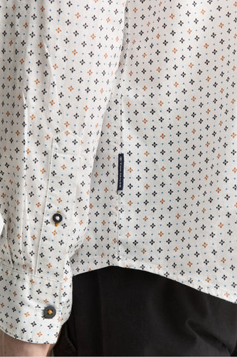 Chemise à manches longues - blanc - TOM TAILOR