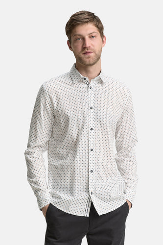 Chemise à manches longues - blanc - TOM TAILOR