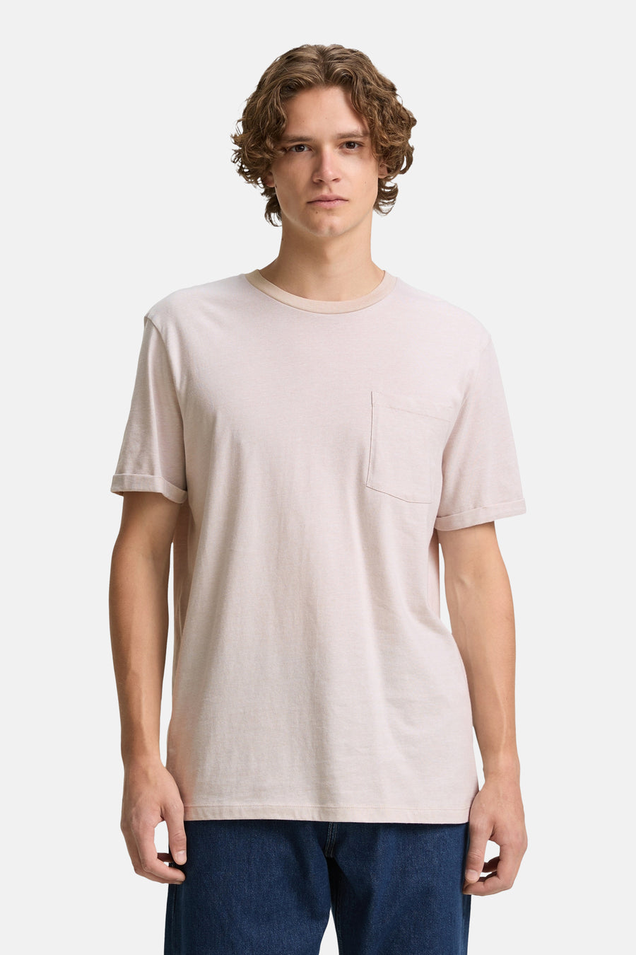 T-shirt met korte mouwen - beige - TOM TAILOR