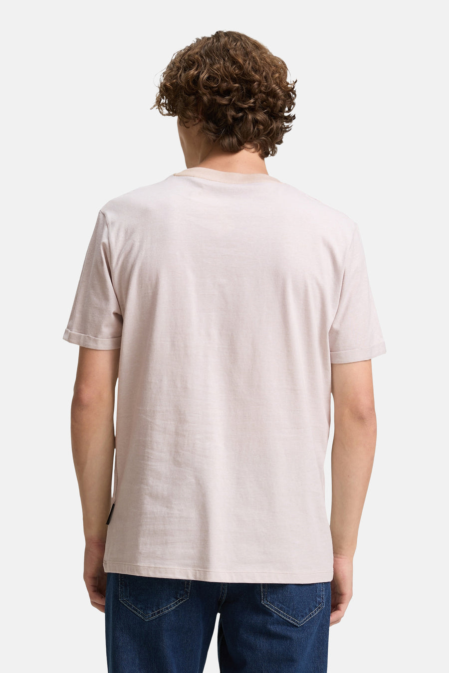T-shirt met korte mouwen - beige - TOM TAILOR