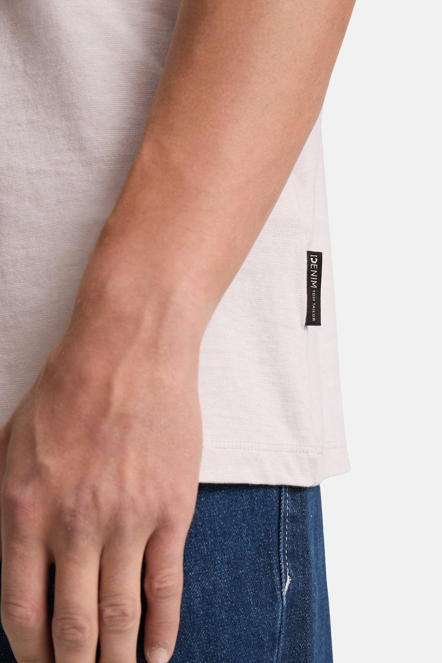 T-shirt met korte mouwen - beige - TOM TAILOR