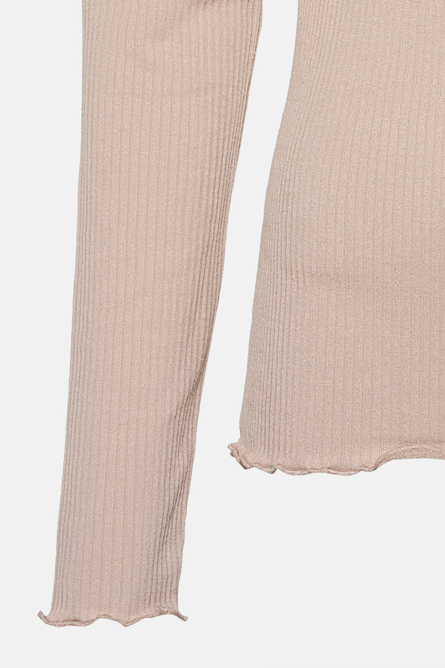 T-shirt met lange mouwen - beige