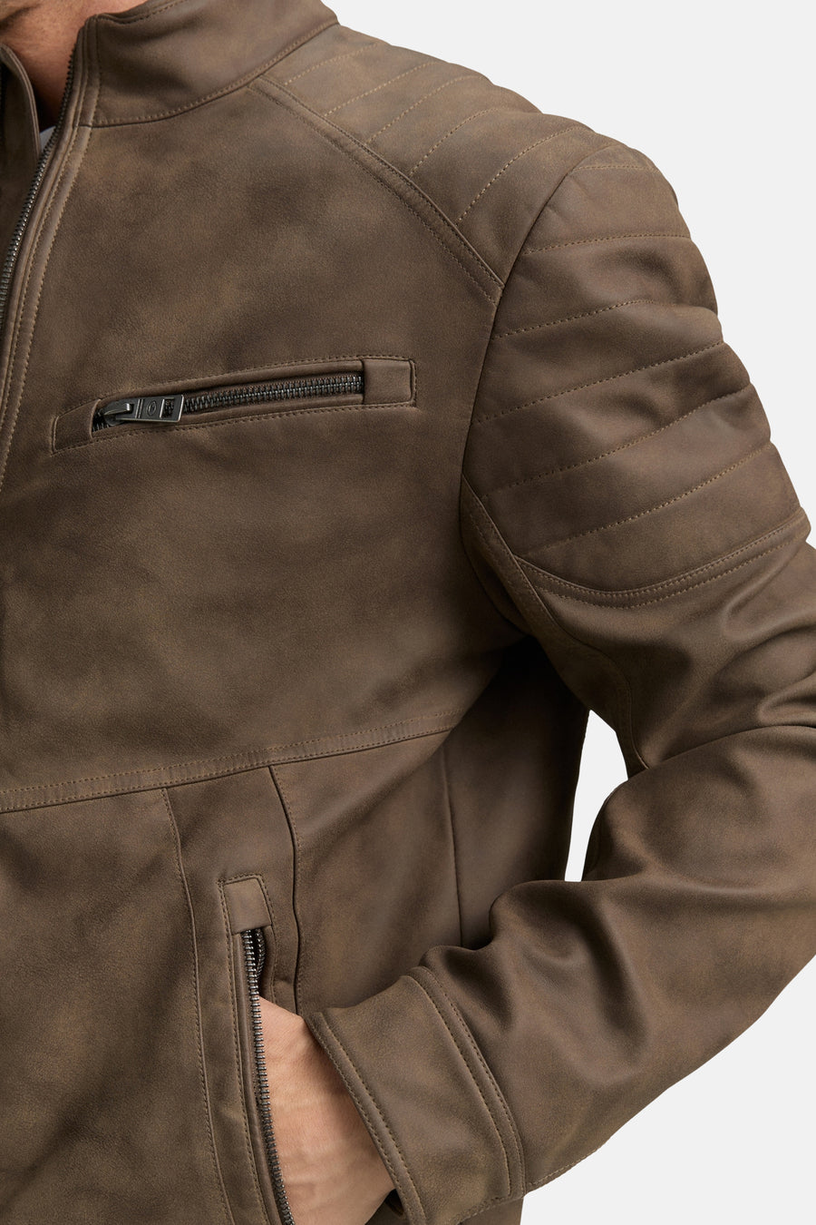 Korte jas - bruin - TOM TAILOR - 4