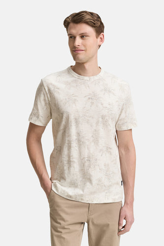 T-shirt met korte mouwen - ecru - TOM TAILOR