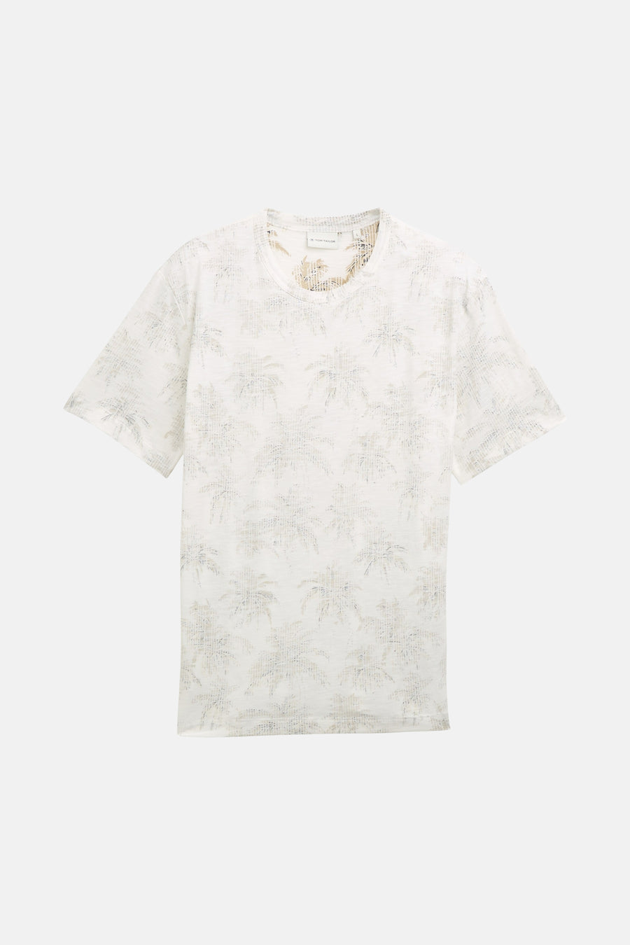 T-shirt met korte mouwen - ecru - TOM TAILOR