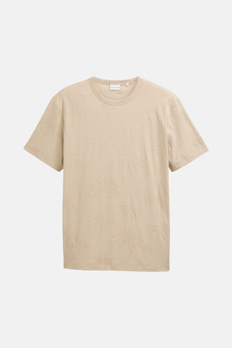 T-shirt met korte mouwen - beige - TOM TAILOR