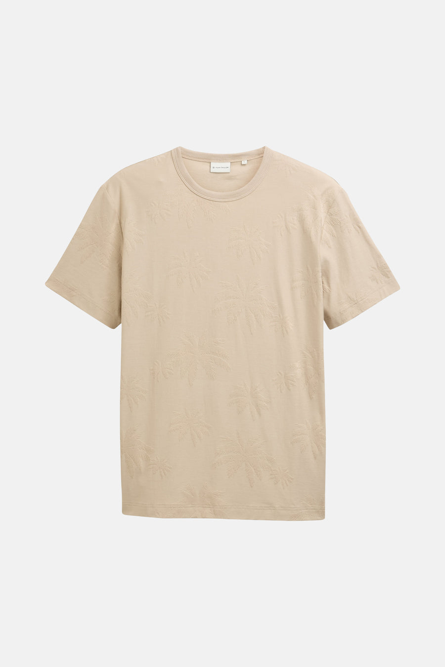 T-shirt met korte mouwen - beige - TOM TAILOR