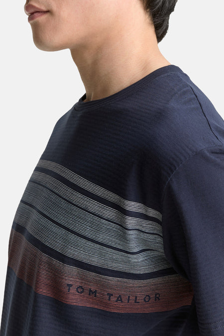 T-shirt met korte mouwen - blauw