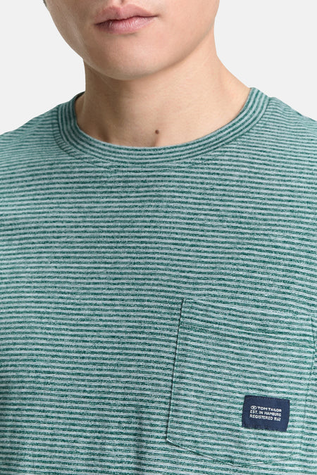 T-shirt (manches courtes) Vert - TOM TAILOR
