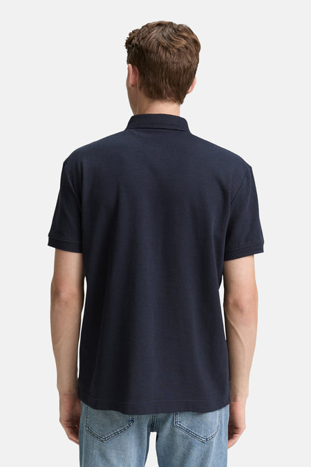 Polo met korte mouwen - blauw