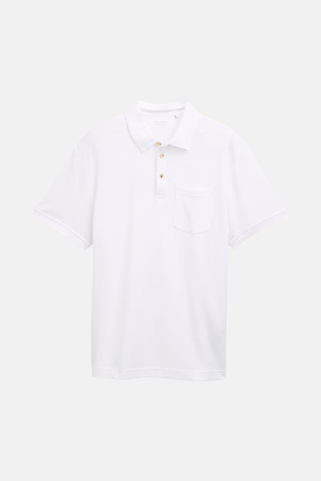 Polo met korte mouwen - wit