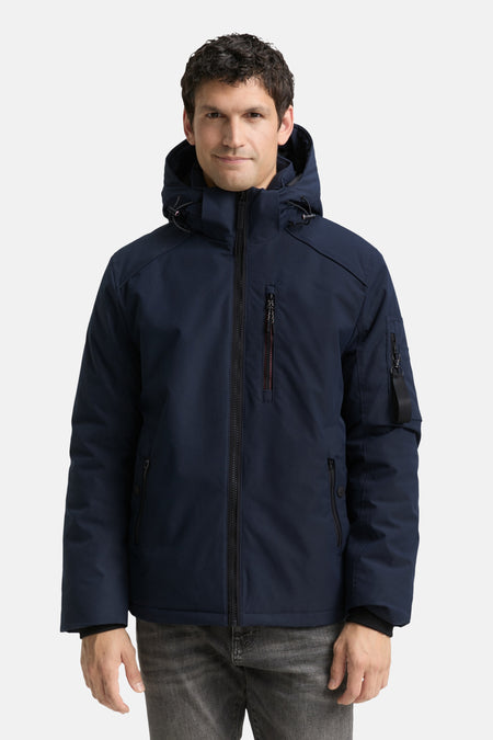 Korte jas - blauw
