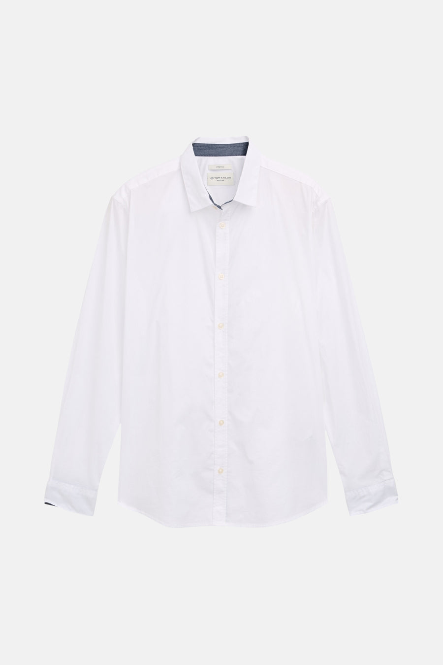 Chemise à manches longues - blanc - TOM TAILOR